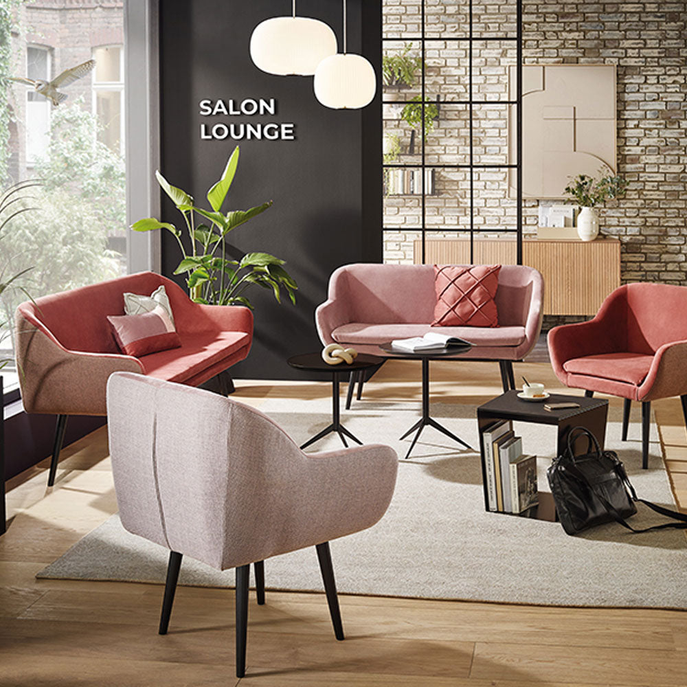 SMV Dine Sitzbank | 2er & 3er Loungebank | Brandschutzzertifiziert | schwer entflammbar nach DIN 66084 p-a | B1 | auf Rechnung kaufen