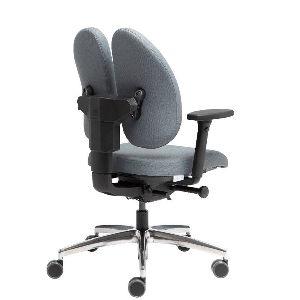 Wupperchair Muvback L6 | 4D Armlehnen | ergo Bürostuhl | geteilter Rücken & Sitzneige