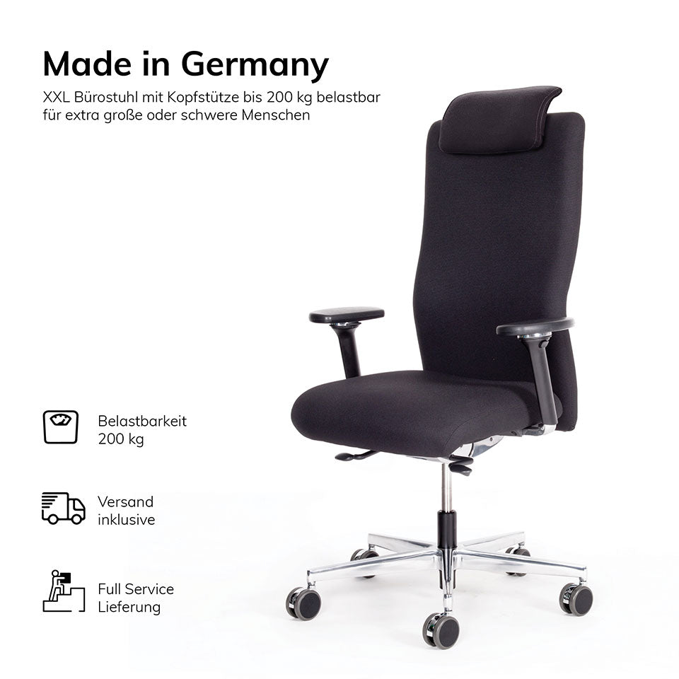 Ergonomischer 24-Stunden-Stuhl Bürostuhl 24/7 lento für Leitstellen & Dauerarbeitsplätze