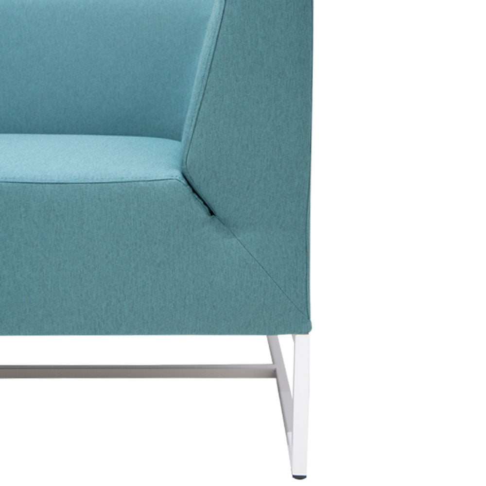 SMV Paralles Lounge-Sofa 2er | Loungesofa Brandschutzzertifiziert | schwer entflammbar nach DIN 66084 p-a / B1