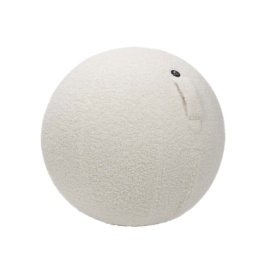YOS Ergonomischer Sitzball Ø 65 cm | Kunstpelz | Aktives Sitzen & Fitness | Sitzball