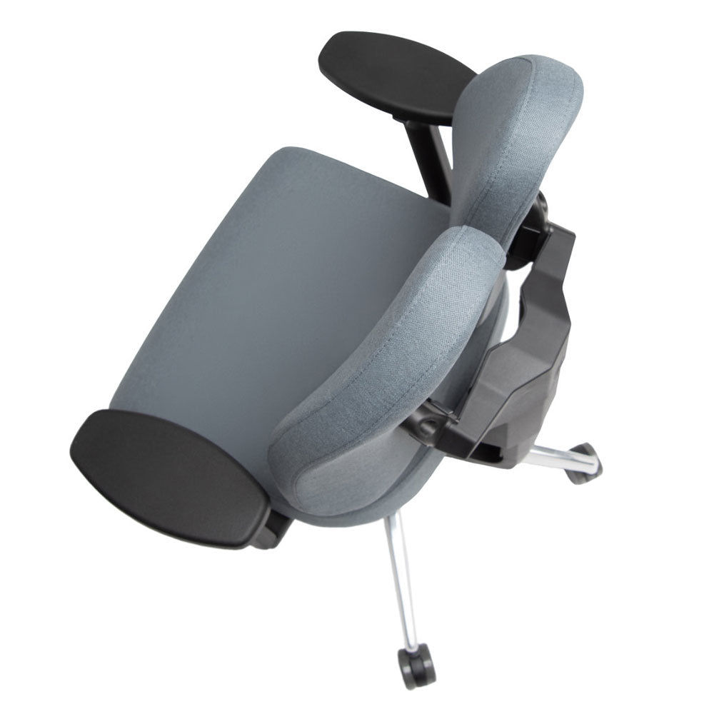 Wupperchair Muvback L6 | 4D Armlehnen | ergo Bürostuhl | geteilter Rücken & Sitzneige