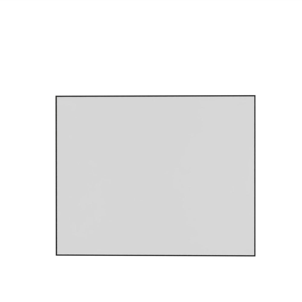 LINTEX Whiteboard ONE | Rahmen Weiß und Schwarz | Emaillierte, magnetische Schreibfläche