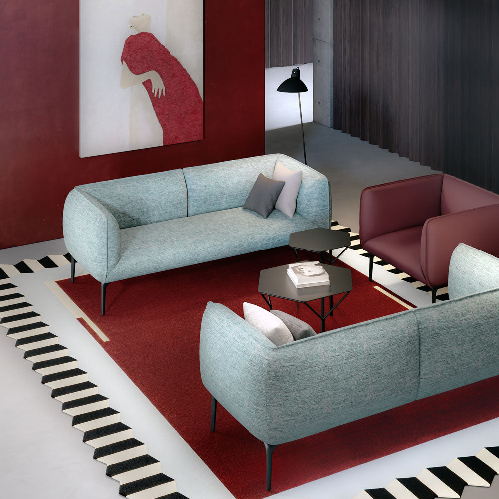 Kastel Klever Lounge 2-Sitzer Sofa – Design Loungesofa | Loungemöbel für moderne Kommunikationszonen