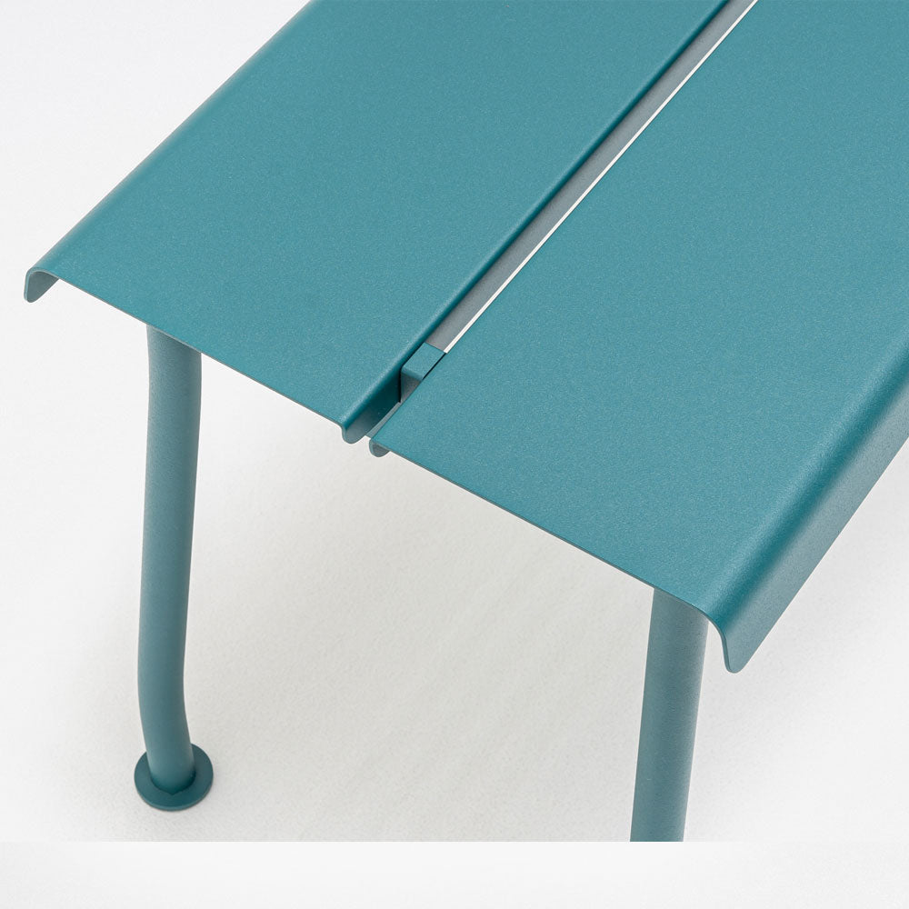 mdd Flaner Outdoor Bank | Sitzbank 120 cm | Wetterfest Metall | Design Outdoor Stühle