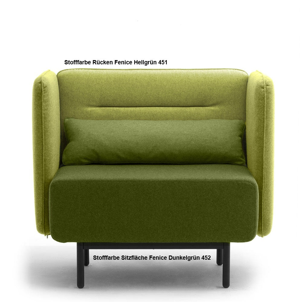 Lounge Sofa fm Calesita DIALOG - hochwertiger Wollbezug Fenice