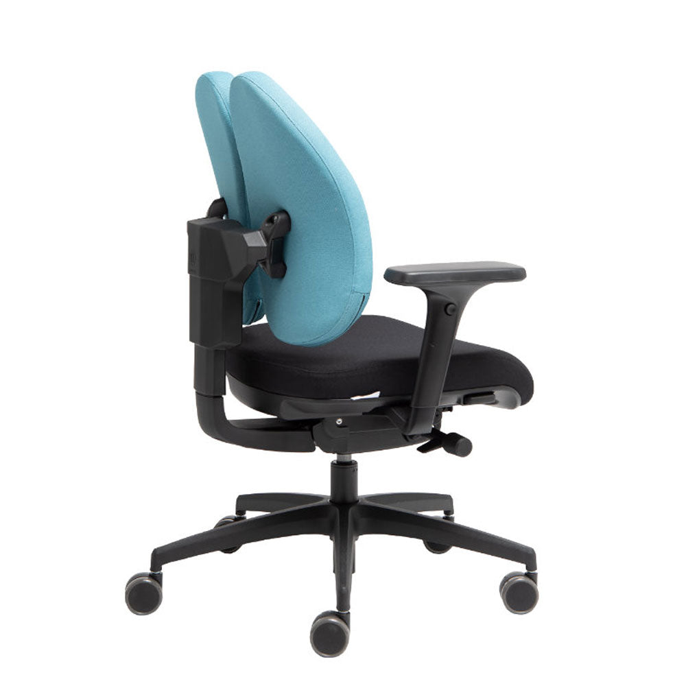Wupperchair Muvback L2 | 4D Armlehnen | ergonomischer Bürostuhl | geteilter Rücken