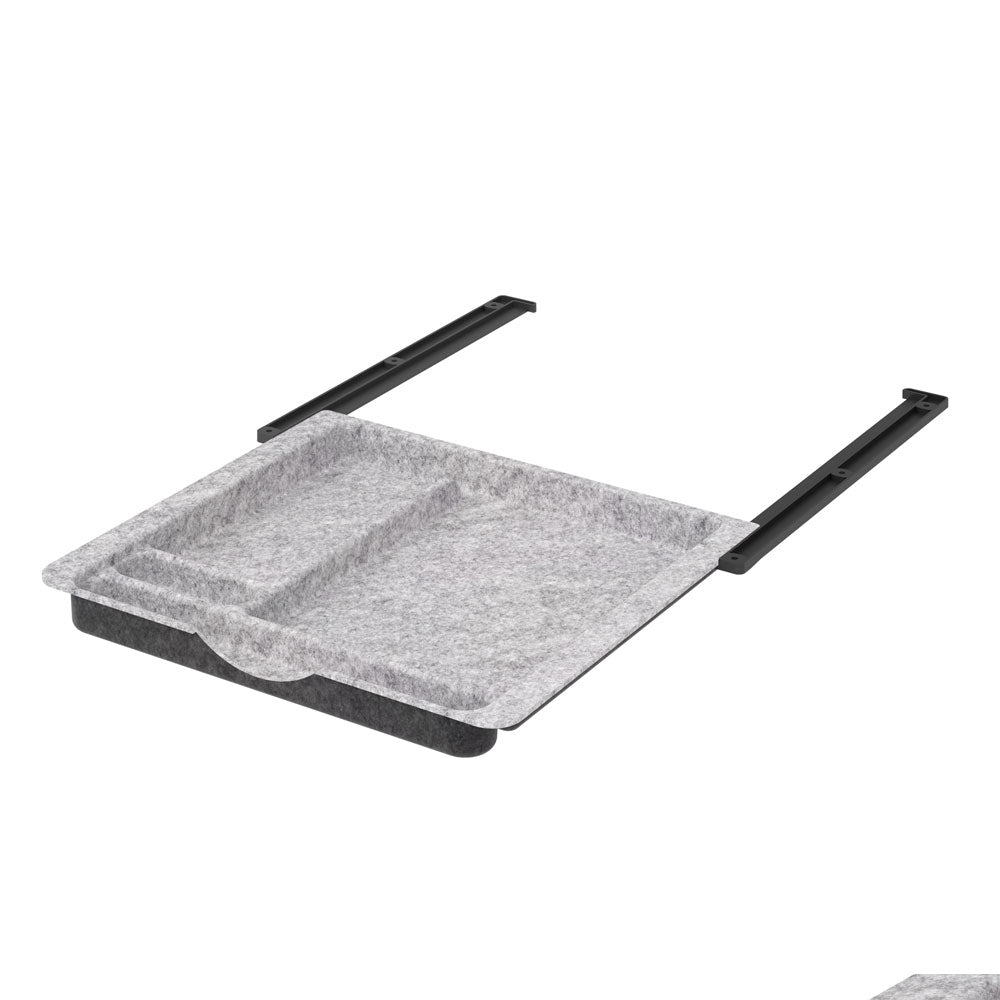 YOS Unterbauschublade - B 39,4 x T 32,8 x H 3,1 cm - Schublade Schreibtisch - auf Rechnung bestellen