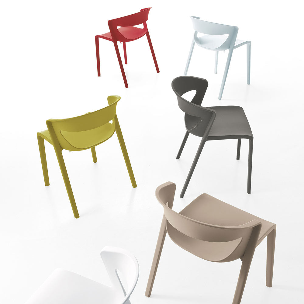 Kastel Kicca One Stapelstuhl | Kunststoffstuhl | Outdoorstuhl UV-beständig auf Rechnung bestellen