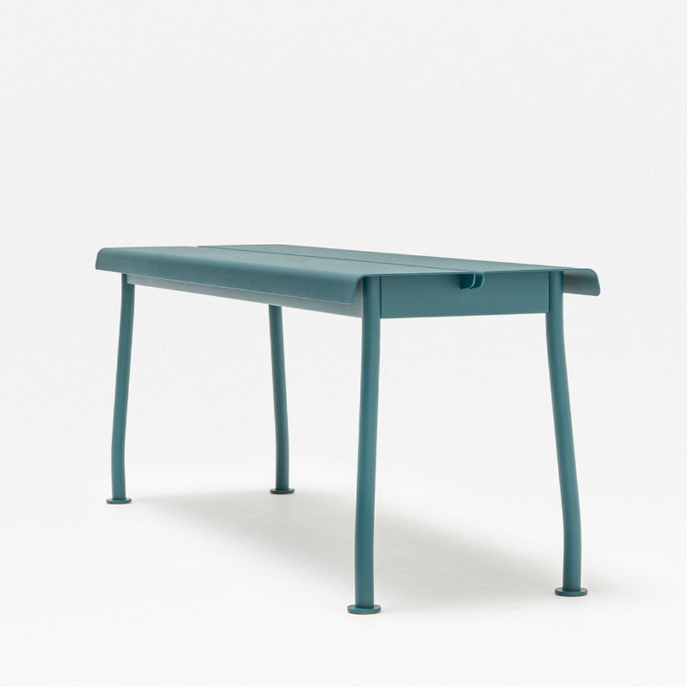 mdd Flaner Outdoor Bank | Sitzbank 120 cm | Wetterfest Metall | Design Outdoor Stühle