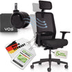 YOS S5 ergonomischer Bürostuhl | mit Kopfstütze | Perfektion aus Deutschland | Netzrücken