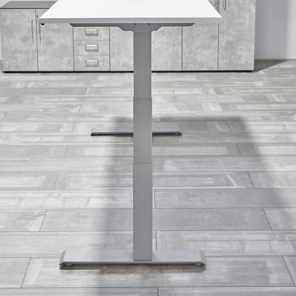 Hammerbacher Schreibtisch XDKB, elektrisch höhenverstellbar, 160-180 x 64-129 x 80cm