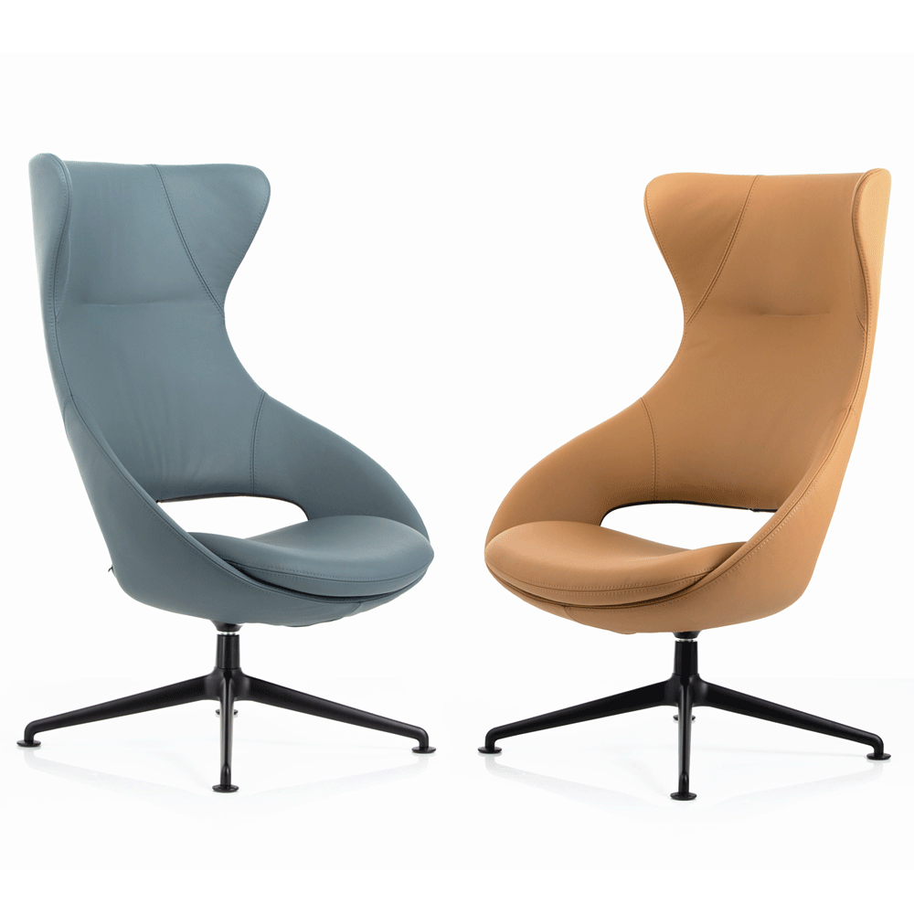 KÖHL KARISMA WING Loungesessel | brandschutzzertifiziert | schwer entflammbar nach DIN 66084 p-a / B1