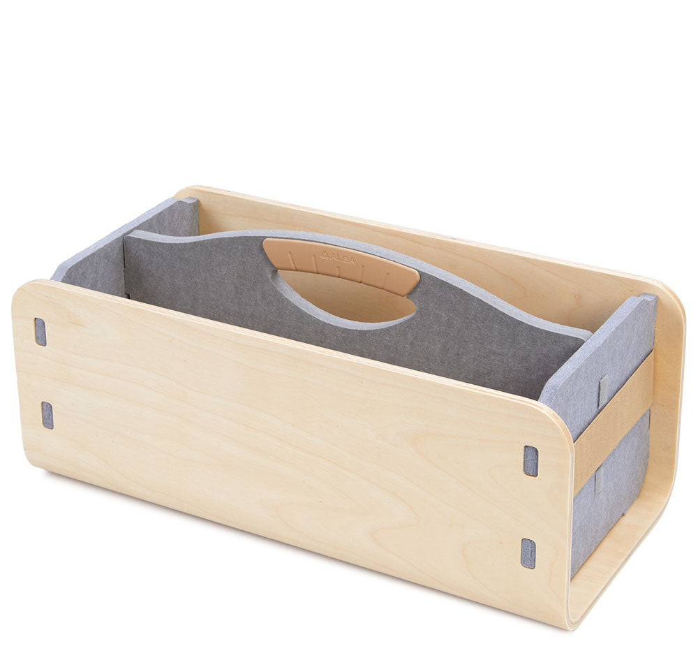 YOS Mobile Workstation Light B42 x H19 x T21 cm | Büro Case | Tragbarer Schreibtisch Organizer