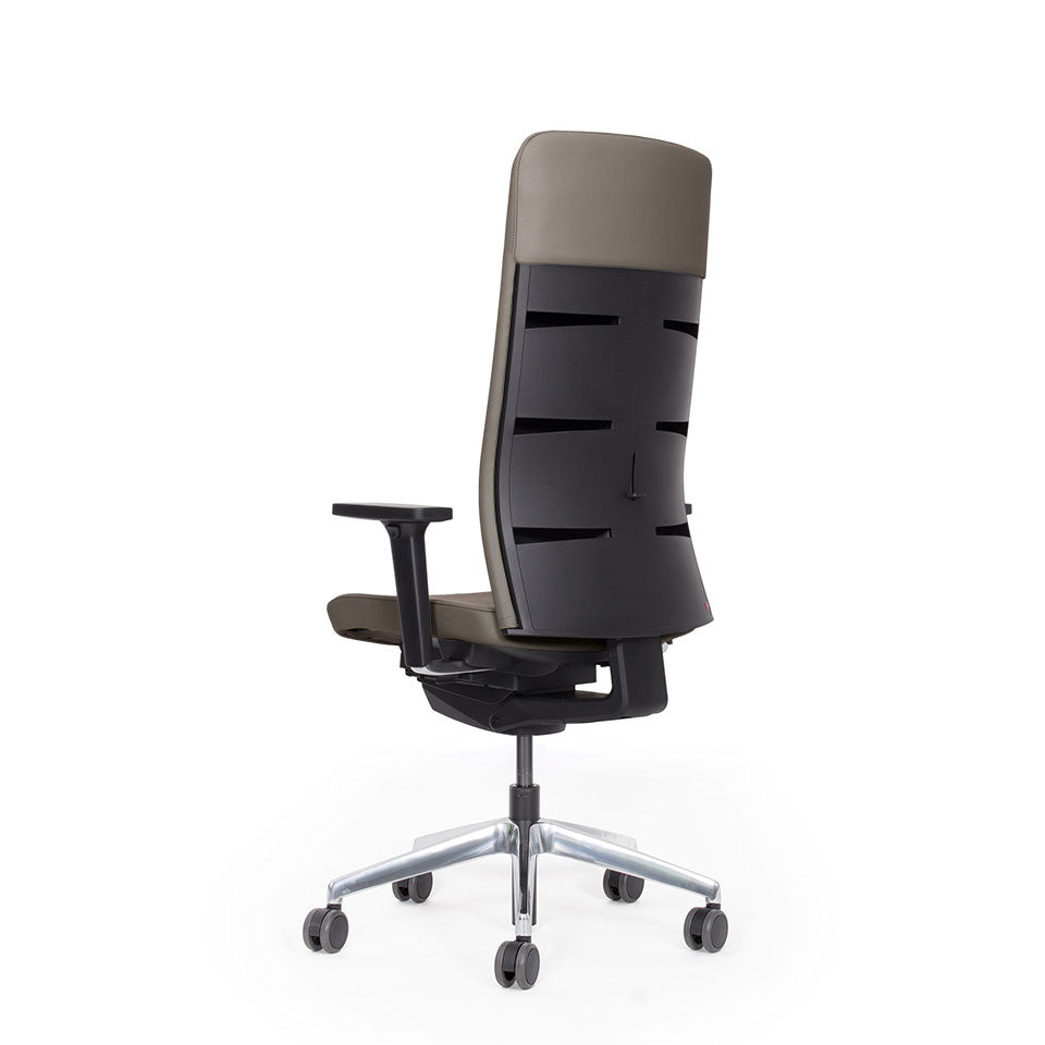 Ergonomischer Bürostuhl | Bezug Leder | lento Agilis Matrix MT13 | auf Rechnung bestellen