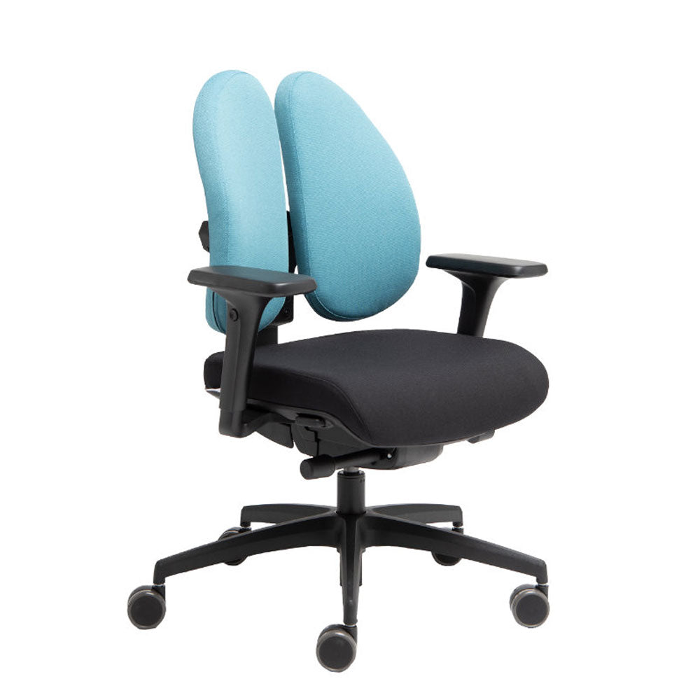 Wupperchair Muvback L2 | 4D Armlehnen | ergonomischer Bürostuhl | geteilter Rücken