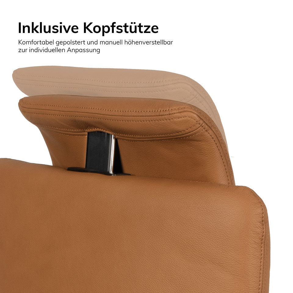 Ergonomischer Bürostuhl XL Agilis AG12 Leder - ergonomischer Schwerlaststuhl bis 200 KG - Auf Rechnung kaufen