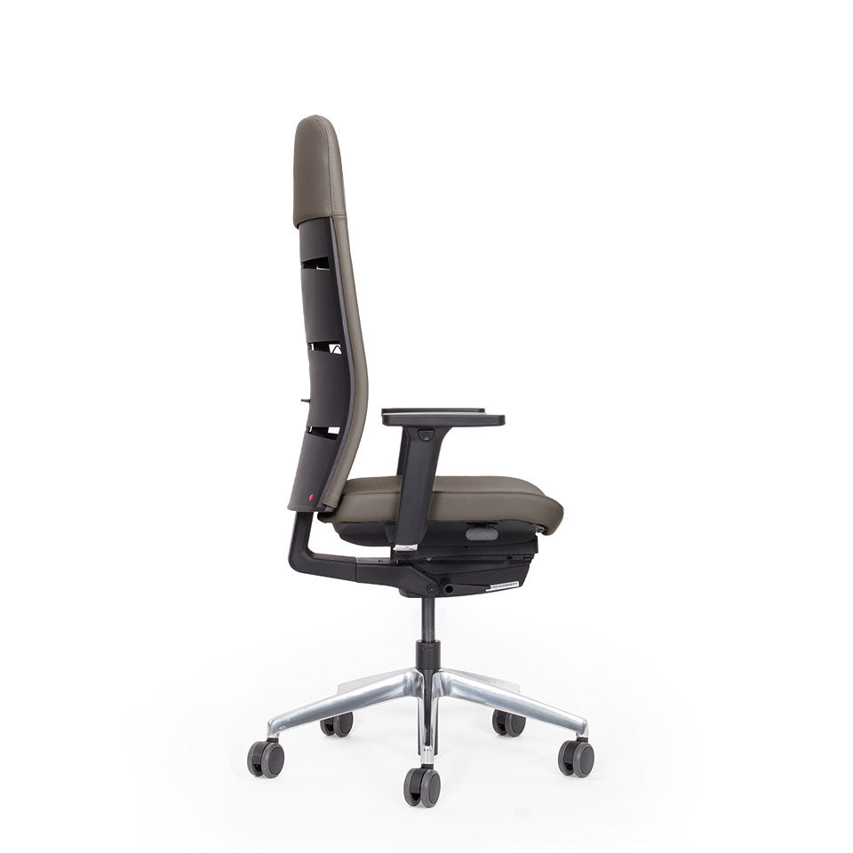 Ergonomischer Bürostuhl | Bezug Leder | lento Agilis Matrix MT13 | auf Rechnung bestellen