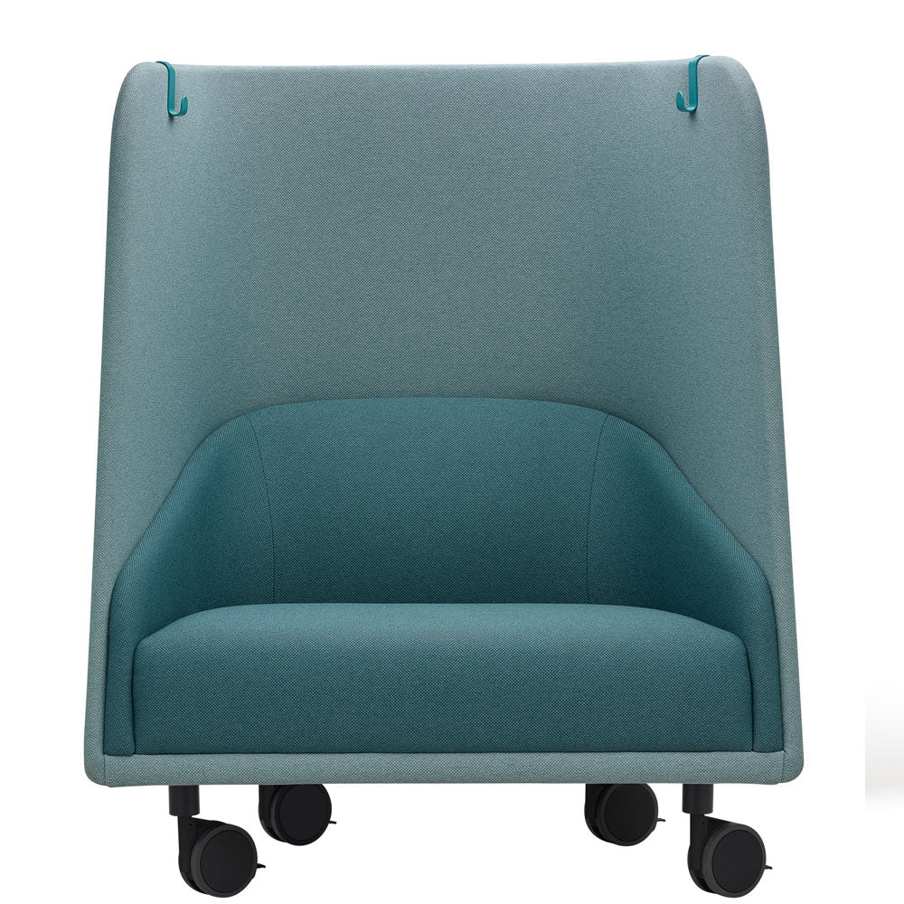 YOS S8 Akustik-Sofa mit Rollen – Mobiles Akustikmöbel Lounge für moderne Arbeitswelten