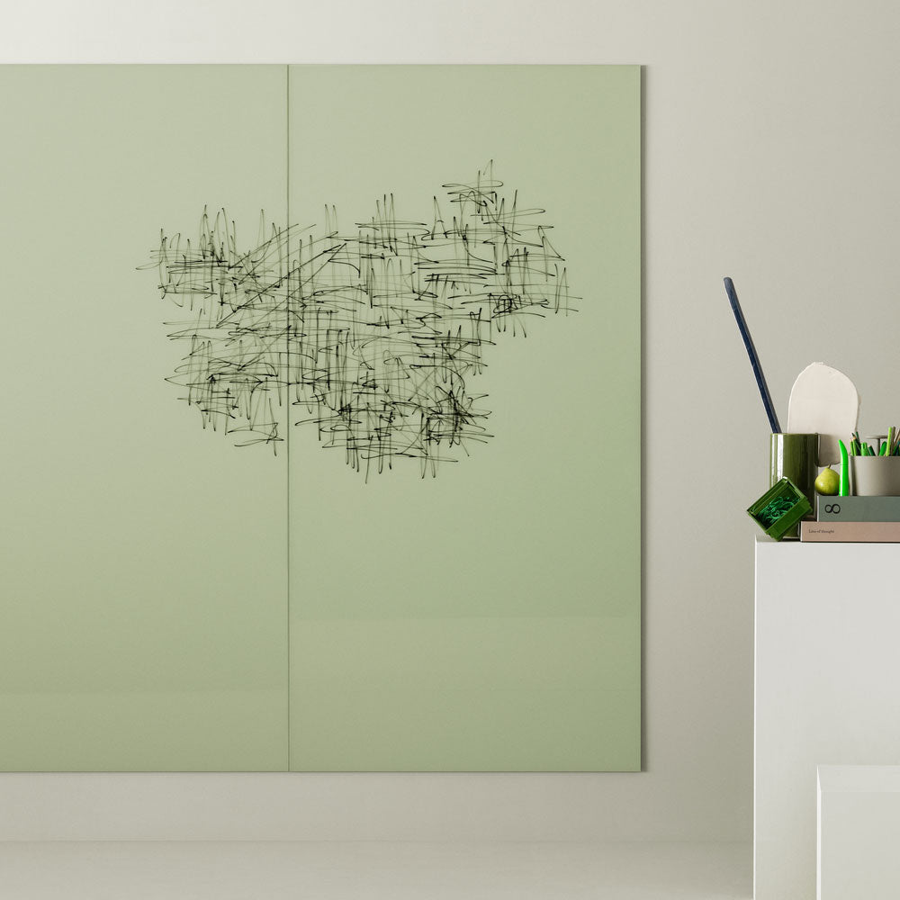 LINTEX Mood Spaces | Glas Whiteboard | Magnetische Schreibtafel | 24 Farben | Moderne Büros und Konferenzraum