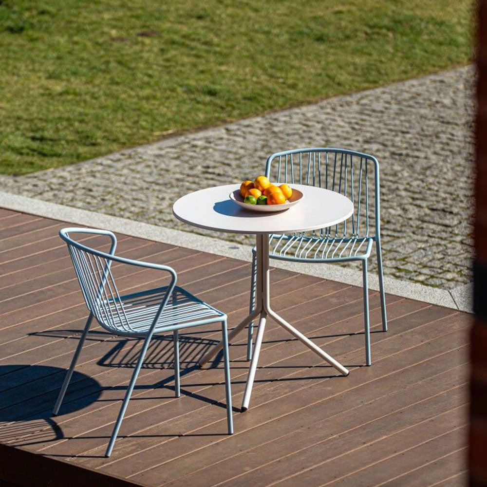 mdd Luna Outdoor-Tisch Ø 70cm | Design | Stabilität & Funktion für den Professionellen Einsatz | auf Rechnung bestellen