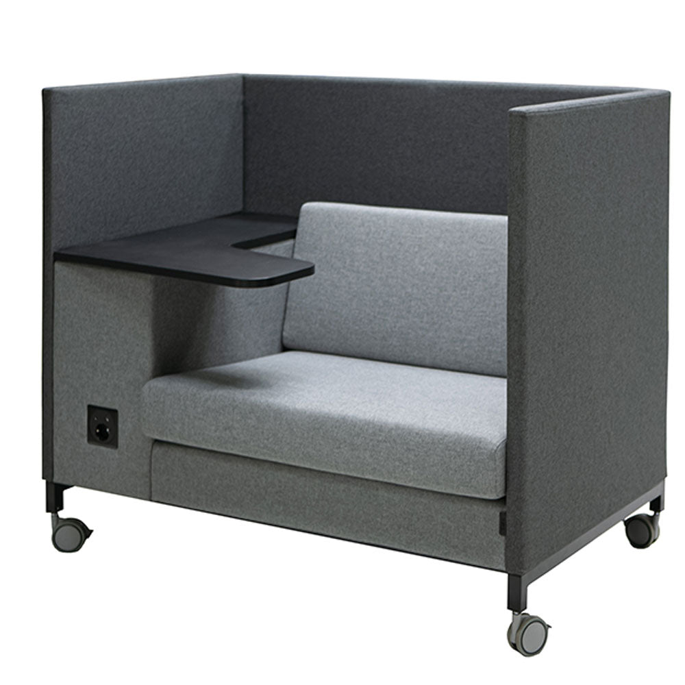 SMV Manhatten Workplace Lounge-Sofa mobil | Lounge-Sessel Brandschutzzertifiziert | schwer entflammbar nach DIN 66084 p-a / B1