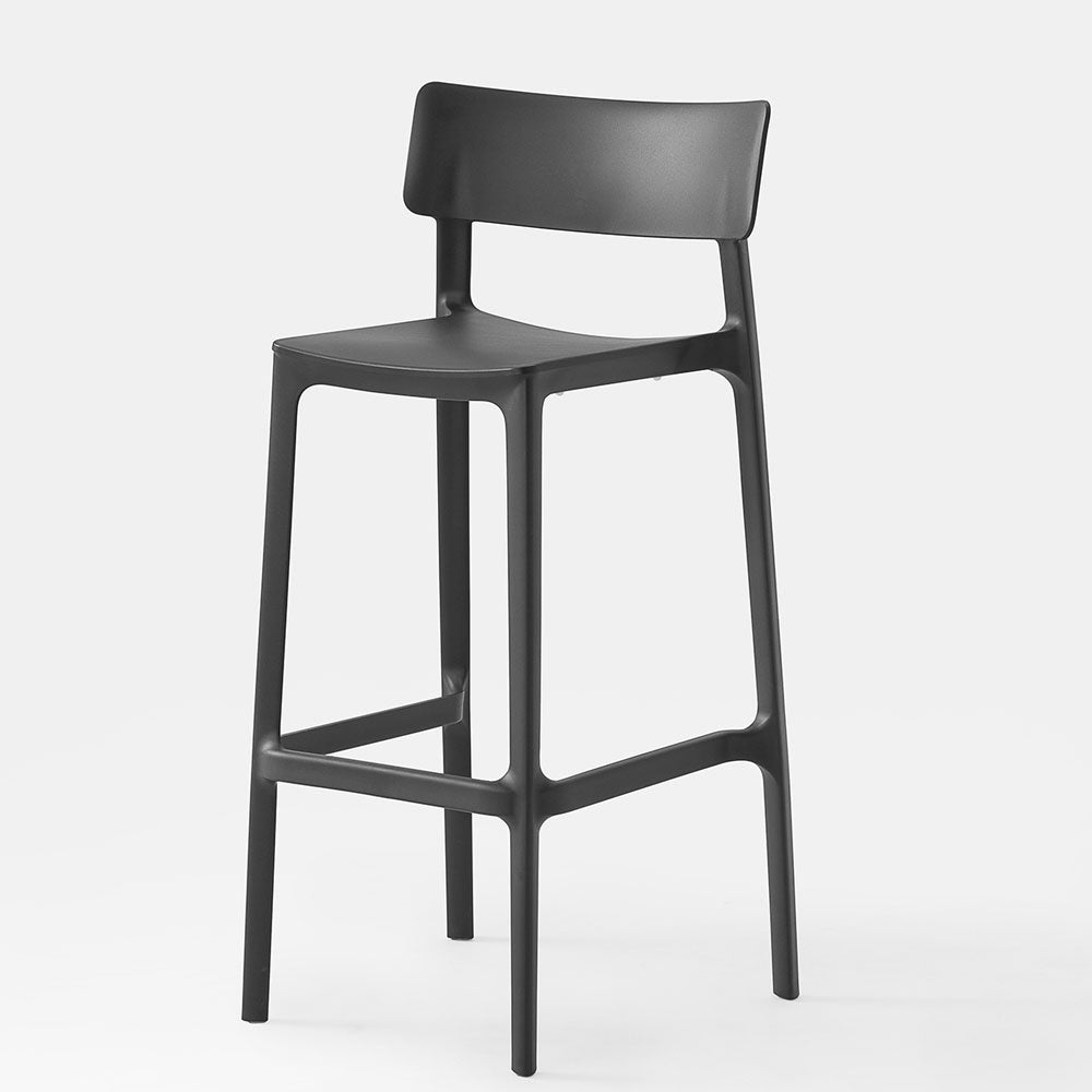 Kastel Klan Barhocker | Tresenstuhl | Barstuhl Kunststoff | Outdoor / Indoor