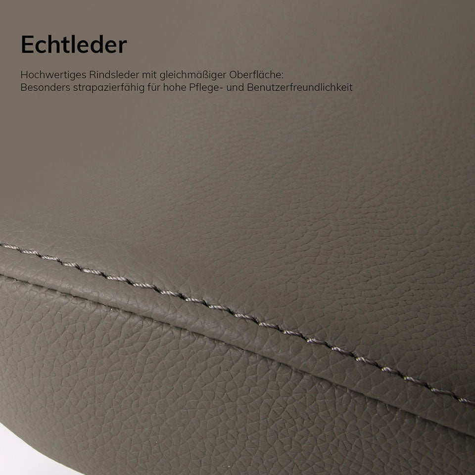 Ergonomischer Bürostuhl | Bezug Leder | lento Agilis Matrix MT13 | auf Rechnung bestellen