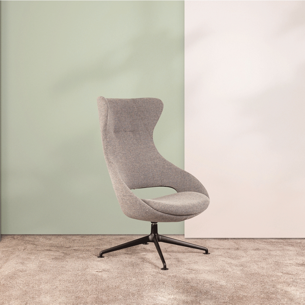 Köhl Karisma Wing Loungesessel | brandschutzzertifiziert | schwer entflammbar nach DIN 66084 p-a / B1