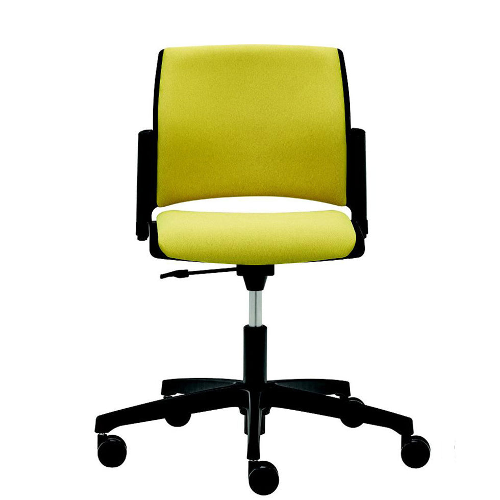Goldenrod Drehstuhl PLUS 2 mit Sitzpolster & Rückenpolster - Bürostuhl auf Rechnung kaufen Besucherstuhl-konferenzstuhl-stapelstuhl-reihenstuhl-schwarz-armlehne-bueromoebel-plus-schwarz-drehstuhl-gelb-polster-rollen.jpg Büromöbel Plus
