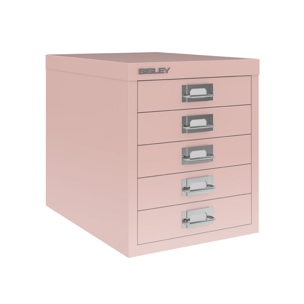 Gray Bisley MultiDrawer™, 12er Serie, 5 Schubladen à H 510 mm, DIN A4, Farbe: zinkgelb - jetzt bestellen L125620_L-multidrawer-bisley-pastell-pink-bueromoebel-plus-schubladenschrank-container-schreibtisch_4fcba5f8-0e46-402a-8eef-8df8fd72e51c.jpg