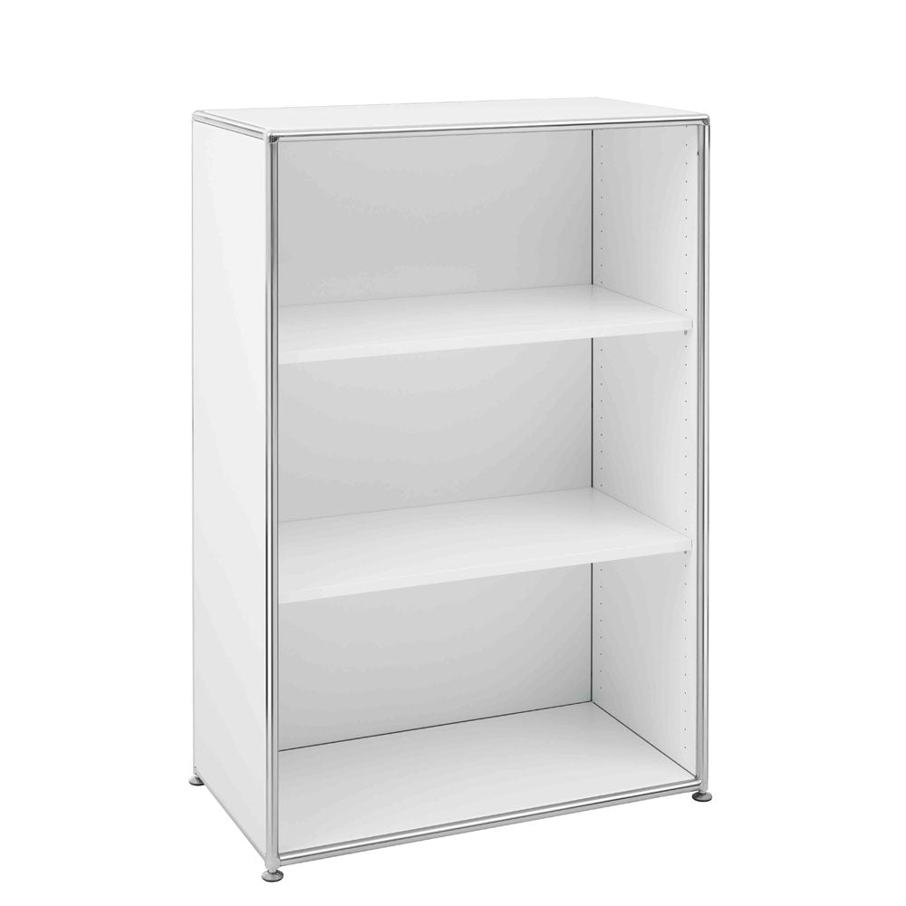 Light Gray BOSSE SOLUTIONS Regal | Weiß Chrom | 3 Ordnerhöhen x 80cm Breite | inkl. Vertragen & Verpackungsentsorgung Regal-bosse-design-.MRR3-0002-1000-CHRO-weiss-verchromt-bueromoebelplus-madeingermany.jpg