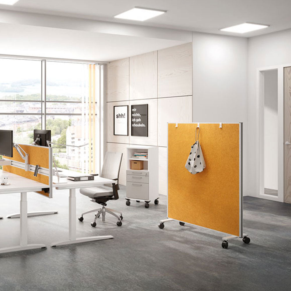 Light Gray Raumteiler | Trennwand Sichtschutz | Stellwand Mobil S45 Akustik - Made in Germany - Auf Rechnung kaufen S41-Akustik-raumteiler-stellwand-mobil-trennwand-sichtschutz-laermschutz-bueromoebelplus-fahrbar-leasing.jpg