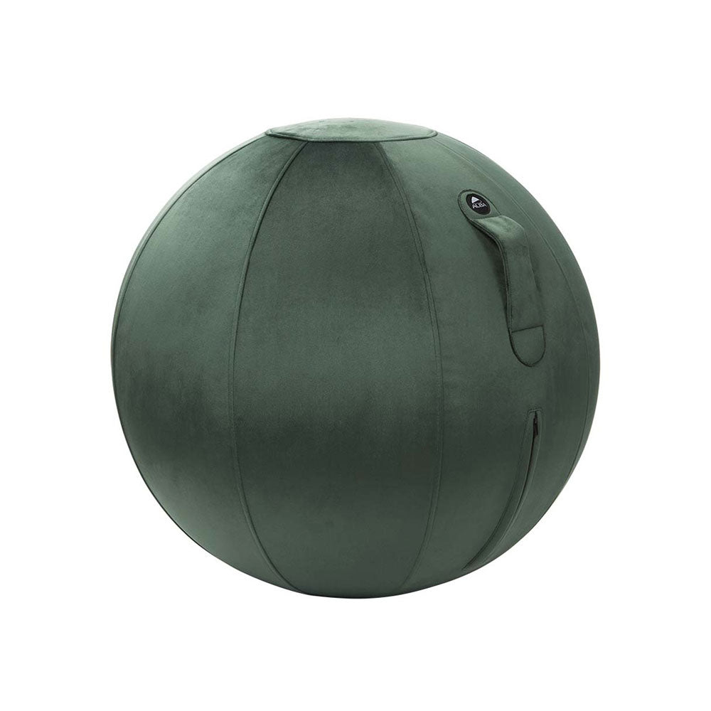 YOS Ergonomischer Sitzball Ø 65 cm | Samtstoff | Aktives Sitzen & Fitness | Sitzball