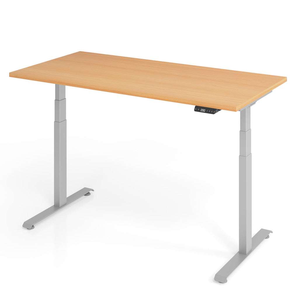 YOS T5 "SOFORT" Schreibtisch höhenverstellbar | 64,5 bis 129,5 cm Arbeitshöhe | bis 200 cm Breite