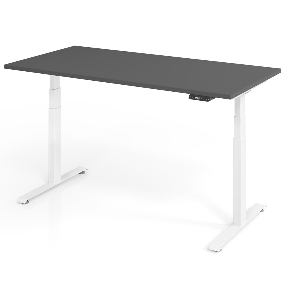 YOS T5 "SOFORT" Schreibtisch höhenverstellbar | 64,5 bis 129,5 cm Arbeitshöhe | bis 200 cm Breite