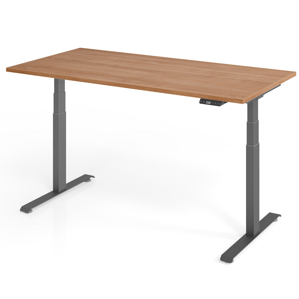 YOS T5 "SOFORT" Schreibtisch höhenverstellbar | 64,5 bis 129,5 cm Arbeitshöhe | bis 200 cm Breite