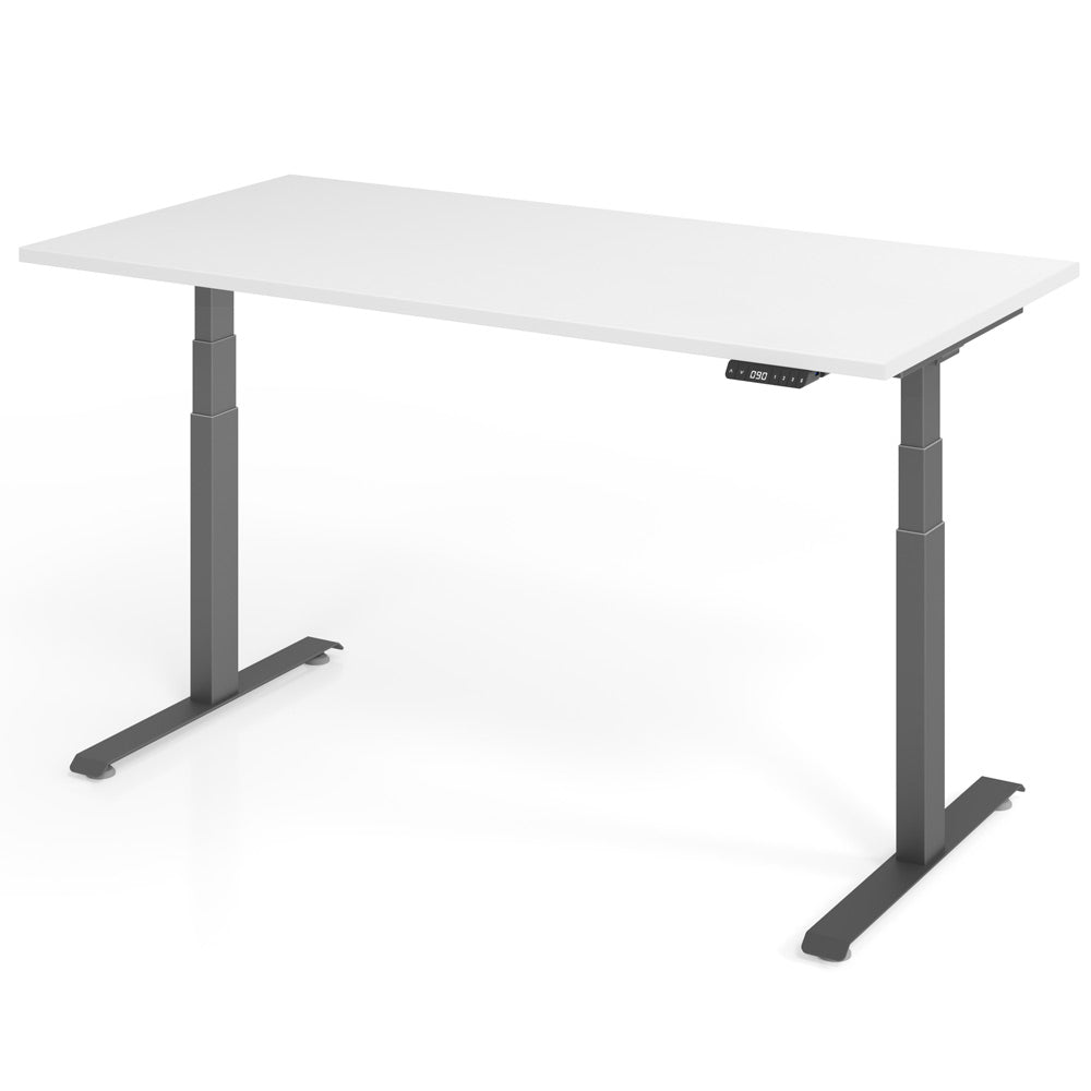 YOS T5 "SOFORT" Schreibtisch höhenverstellbar | 64,5 bis 129,5 cm Arbeitshöhe | bis 200 cm Breite