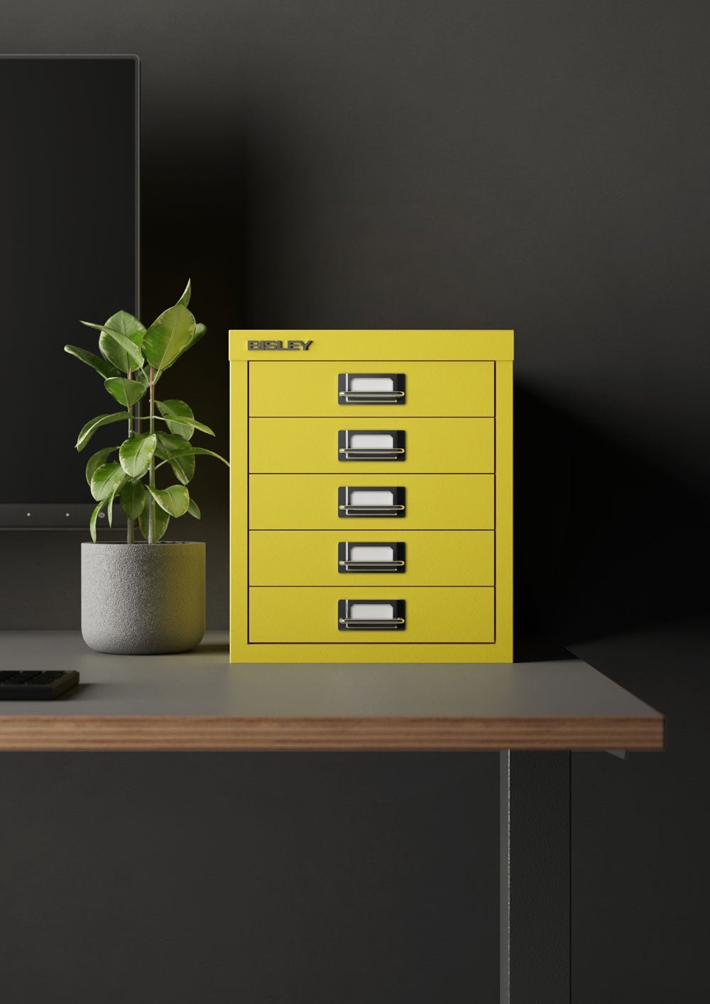 Bisley MultiDrawer™, 12er Serie, 5 Schubladen à H 51 00mm, DIN A4, viele Farben - jetzt auf Rechnung kaufen - Büromöbel Plus