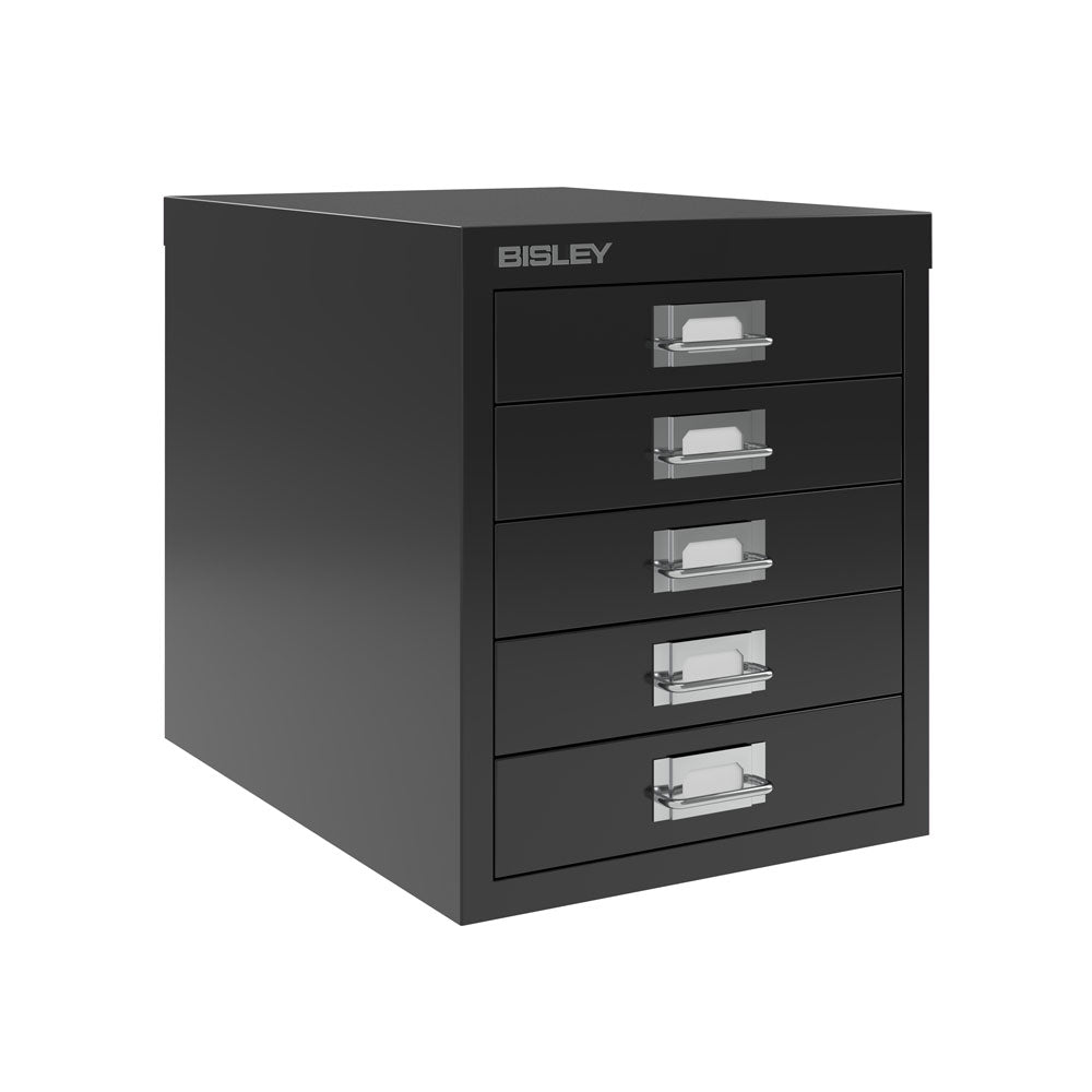 Bisley MultiDrawer™, 12er Serie, 5 Schubladen à H 51 00mm, DIN A4, viele Farben - jetzt auf Rechnung kaufen - Büromöbel Plus