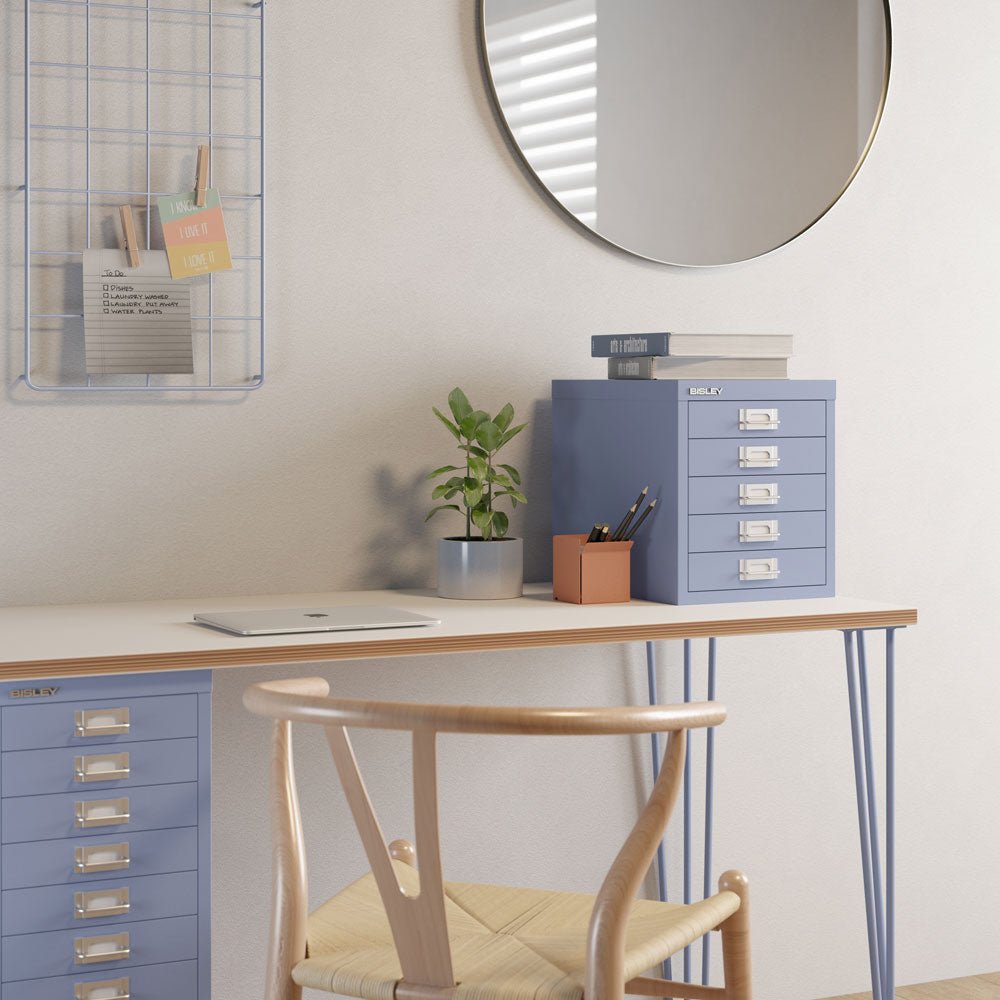 Bisley MultiDrawer™, 12er Serie, 5 Schubladen à H 51 00mm, DIN A4, viele Farben - jetzt auf Rechnung kaufen - Büromöbel Plus