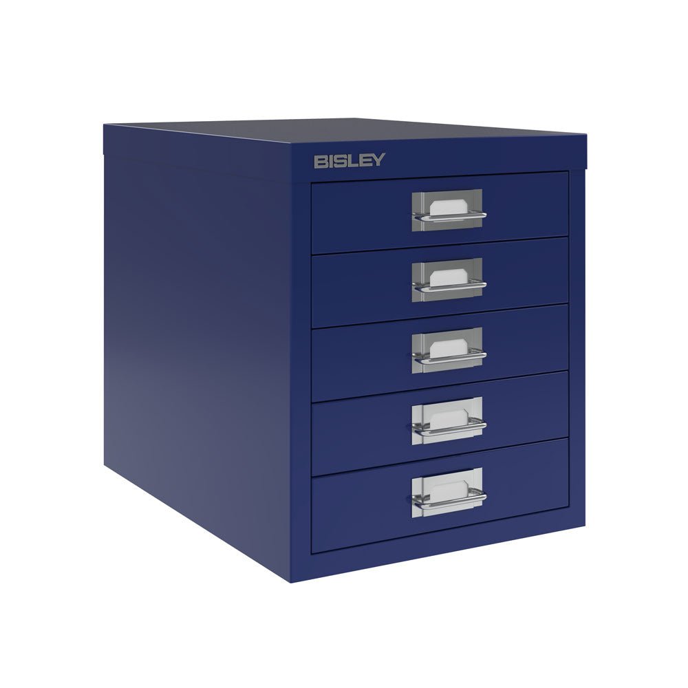 Bisley MultiDrawer™, 12er Serie, 5 Schubladen à H 51 00mm, DIN A4, viele Farben - jetzt auf Rechnung kaufen - Büromöbel Plus