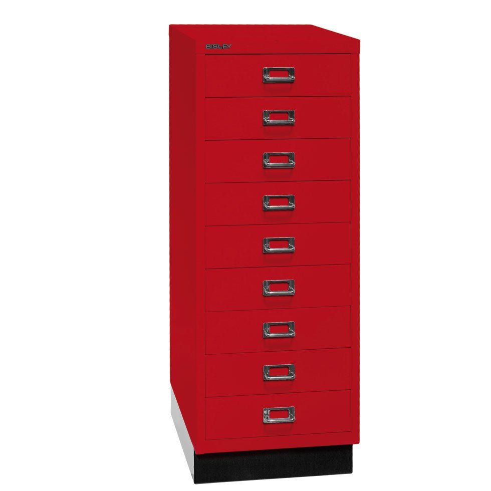 Bisley MultiDrawer™ L39A39S - 9 Schubladen - Gesamthöhe 940 mm - DIN A3 - alle Farben inkl. Sockel - jetzt besonders günstig FREI Haus geliefert - Büromöbel Plus