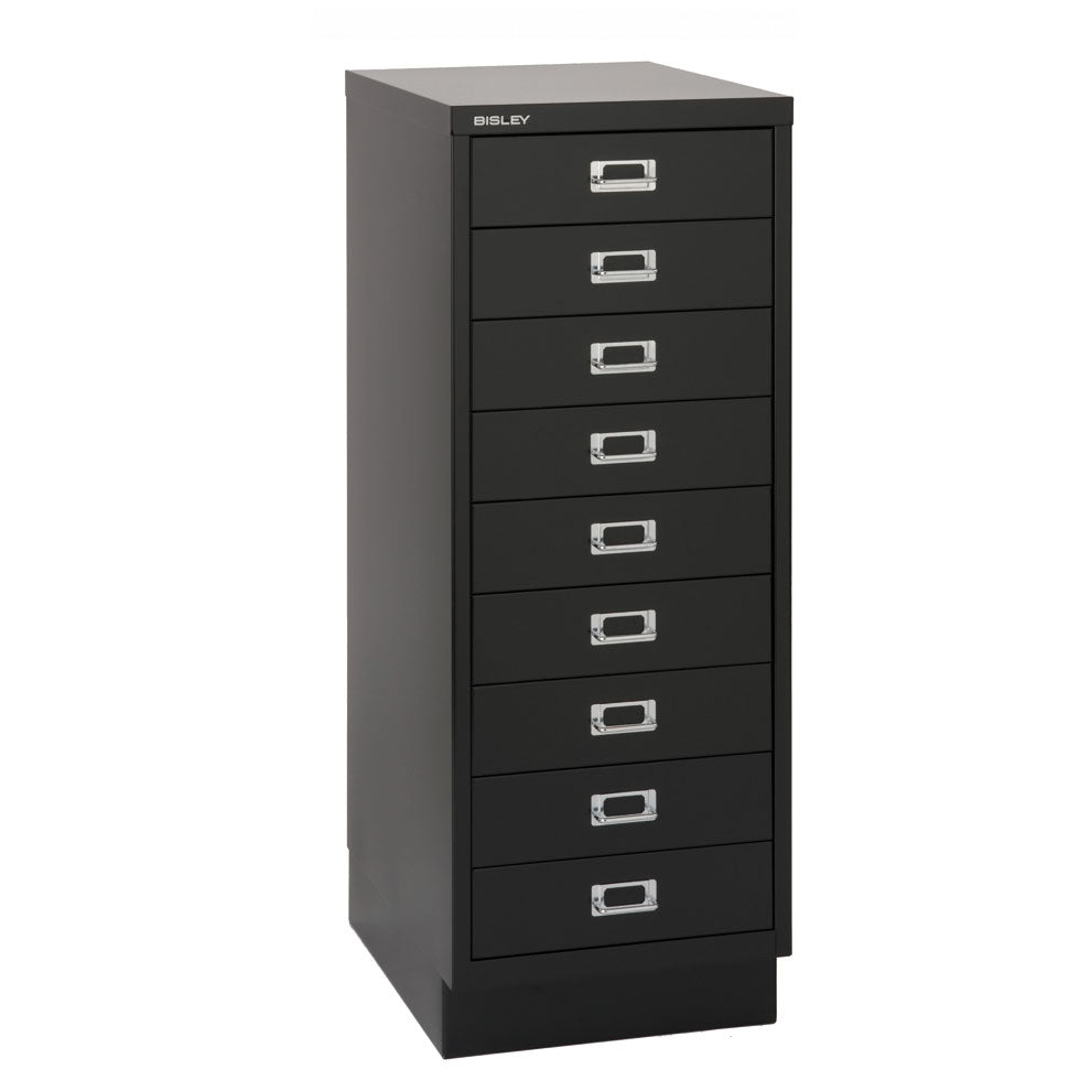 Bisley MultiDrawer™ L39A39S - 9 Schubladen - Gesamthöhe 940 mm - DIN A3 - alle Farben inkl. Sockel - jetzt besonders günstig FREI Haus geliefert - Büromöbel Plus