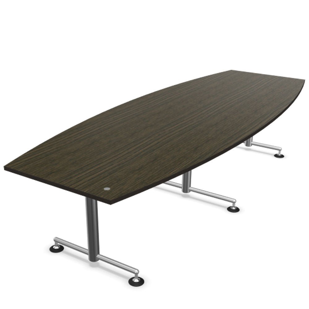 Bosse M1 Conference - höhenverstellbarer Konferenztisch von 72 - 136,5 cm - Arbeitsplatte 240 bis 560 cm in Echtholz Furnier - Made in Germany - auf Rechnung kaufen🇩🇪 - Büromöbel Plus