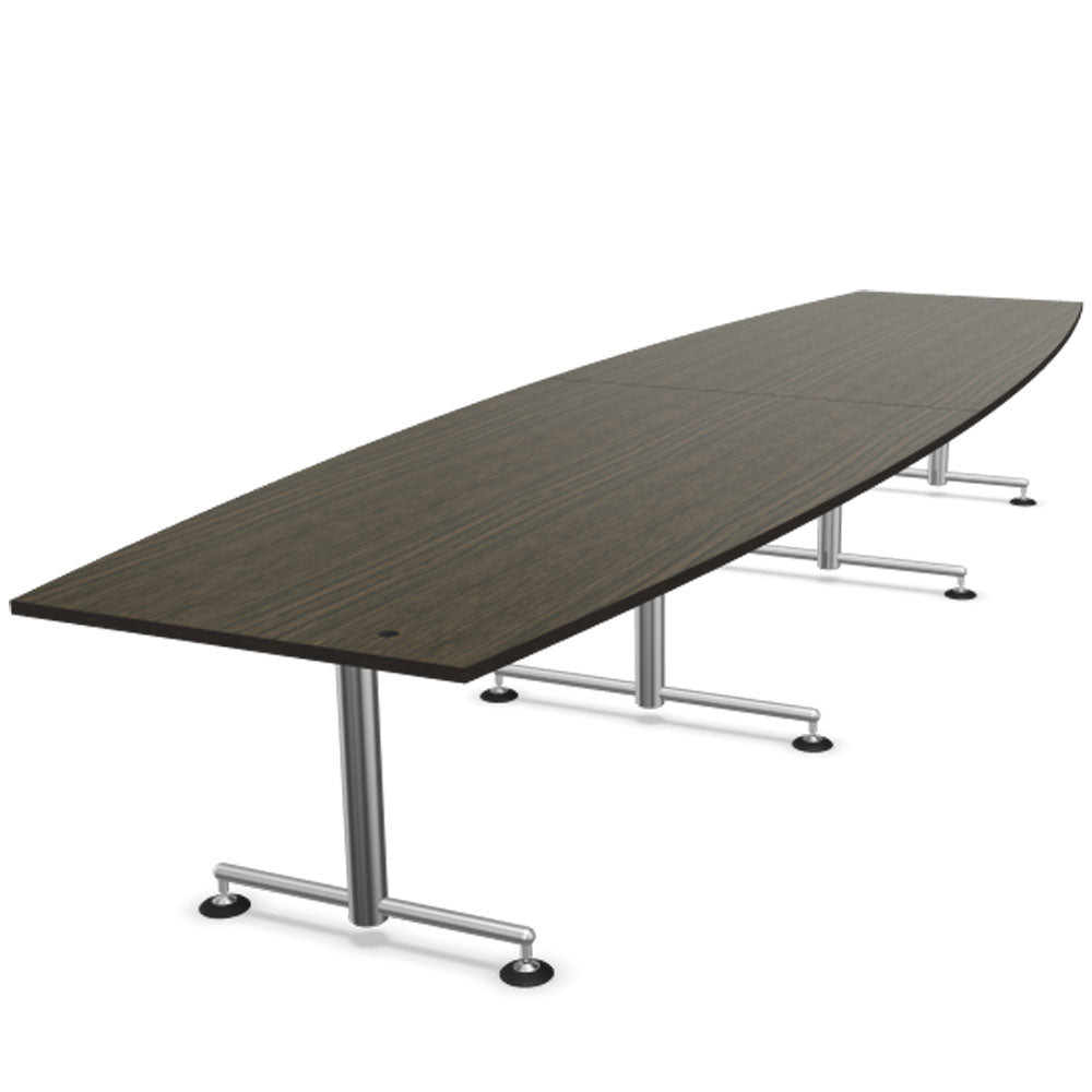 Bosse M1 Conference - höhenverstellbarer Konferenztisch von 72 - 136,5 cm - Arbeitsplatte 240 bis 560 cm in Echtholz Furnier - Made in Germany - auf Rechnung kaufen🇩🇪 - Büromöbel Plus