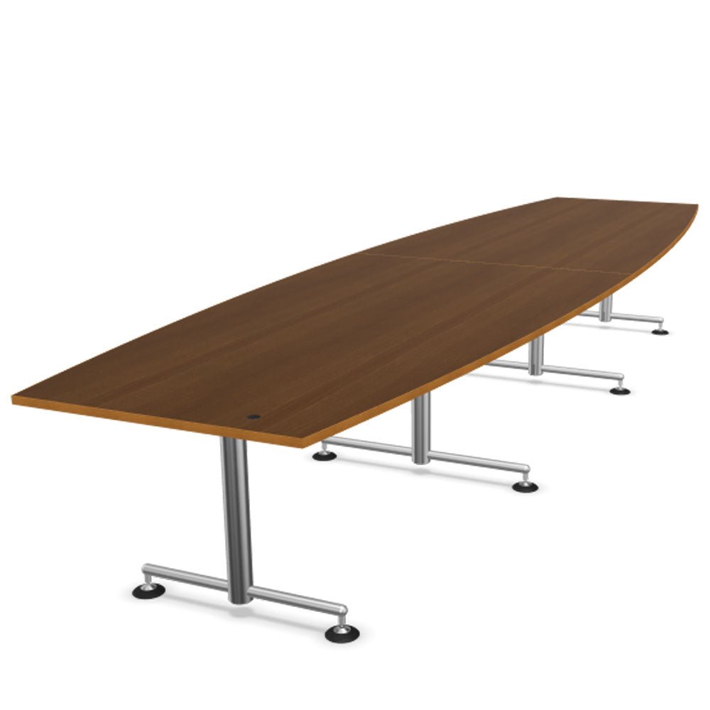 Bosse M1 Conference - höhenverstellbarer Konferenztisch von 72 - 136,5 cm - Arbeitsplatte 240 bis 560 cm in Echtholz Furnier - Made in Germany - auf Rechnung kaufen🇩🇪 - Büromöbel Plus