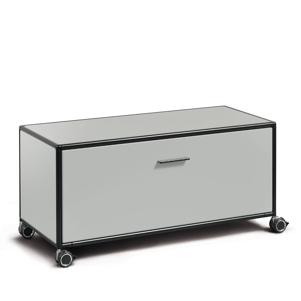 Bosse Sideboard TV - Board Höhe 1 OH Breite 100 cm mit Klappe - Lackierte Oberflächen - Made in Germany - auf Rechnung kaufen🇩🇪 - Büromöbel Plus