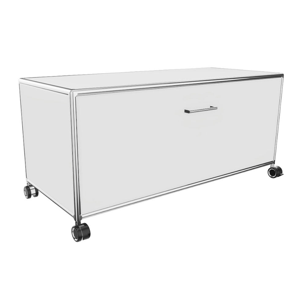 Bosse Sideboard TV - Board Höhe 1 OH Breite 100 cm mit Klappe - Lackierte Oberflächen - Made in Germany - auf Rechnung kaufen🇩🇪 - Büromöbel Plus