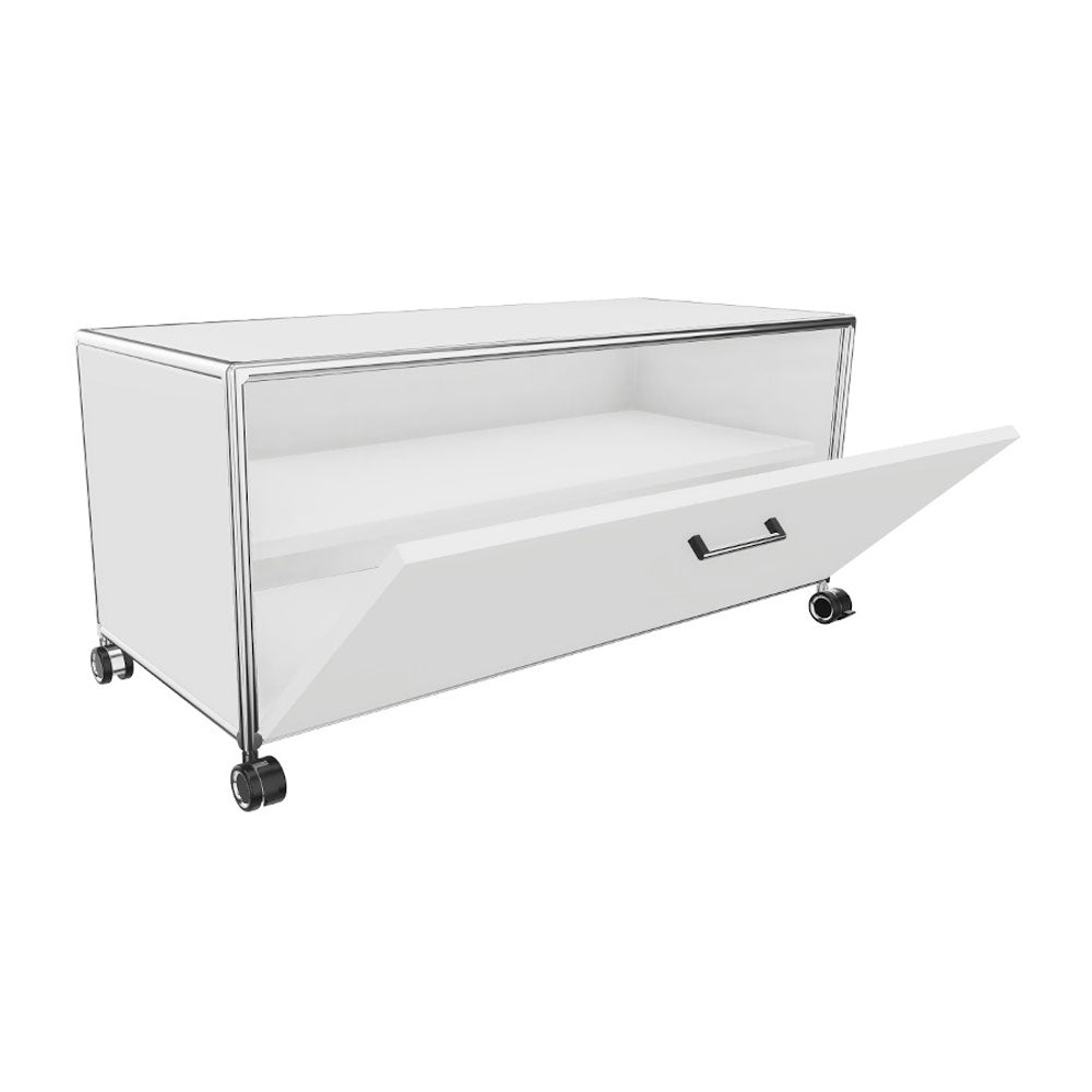 Bosse Sideboard TV - Board Höhe 1 OH Breite 100 cm mit Klappe - Melamin Oberfläche - Made in Germany - auf Rechnung kaufen - Büromöbel Plus